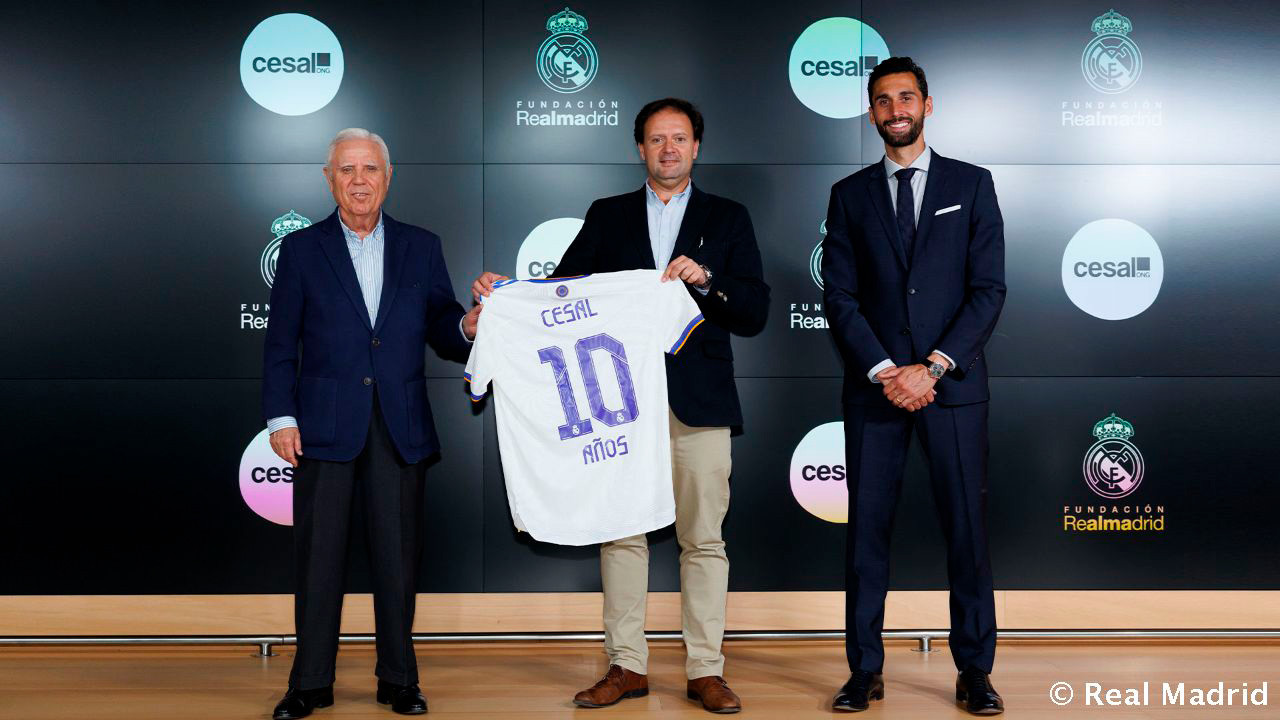 Fundación Real Madrid y la ONG Cesal renuevan su alianza sociodeportiva